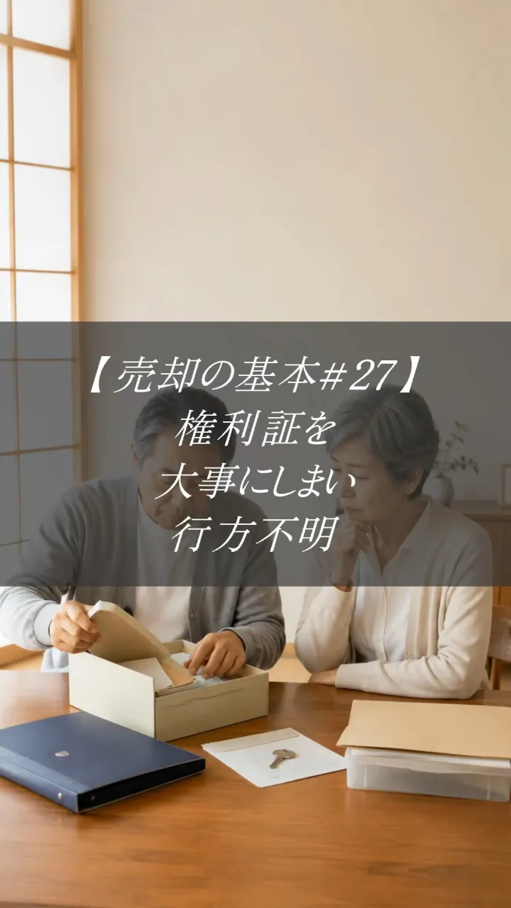 【売却の基本 #27】